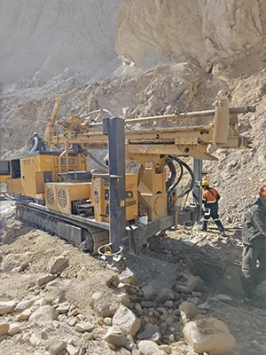 RC exploration drilling site for China Color Kingtai in Africa