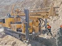 RC exploration drilling site for China Color Kingtai in Africa