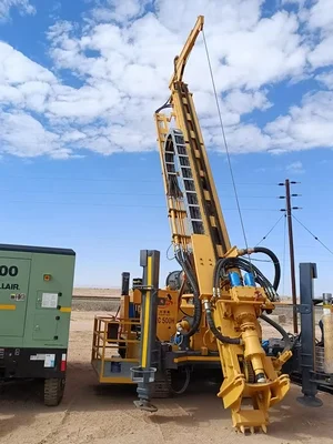 RC exploration drilling site for China Color Kingtai in Africa