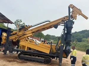 RC exploration drilling site in Ghana