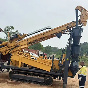 RC exploration drilling site in Ghana