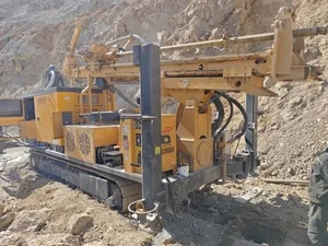 RC exploration drilling site in Ghana