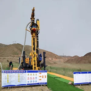RC exploration drilling site in Kyrgyzstan